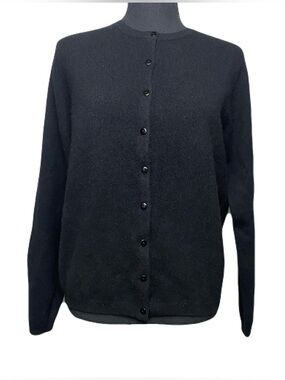 Appleseed’s Cashmere Classic Black Sweater Women’s Medium